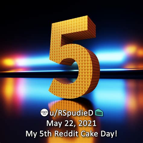 A Quick Render For My 5th Reddit Cake Day Rblender