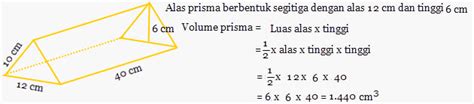 Soal Volume Prisma Segitiga Matematika Kumpulan Soal Ujian Terbaru