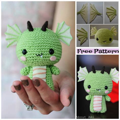 Crochet Dragon Amigurumi Free Pattern DIY 4 EVER