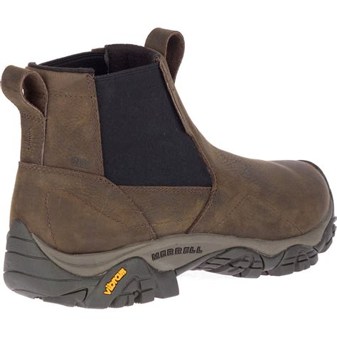 Merrell Mens Moab Adventure Chelsea Waterproof Slip On Boots Brown Clearys Shoes And Boots