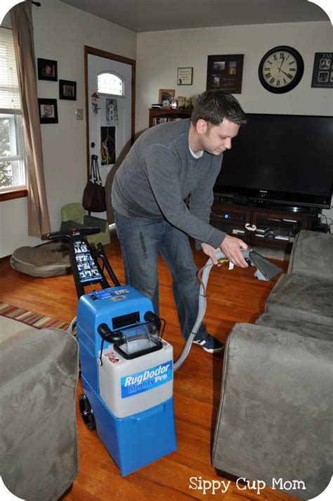 Cleaning Couches with the Rug Doctor - Sippy Cup Mom