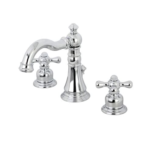 Kingston Brass Classic 8 Inch Widespread 2 Handle High Arc Bathroom Faucet In Chrome The Home