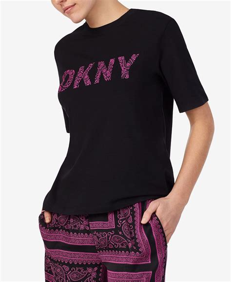 Dkny Short Sleeve Top And Capri Pajama Set Macys