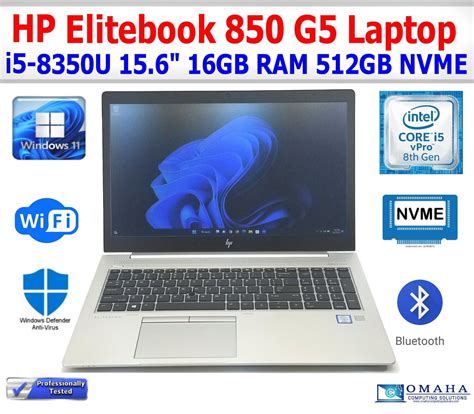 Hp Elitebook G Laptop I U Fhd Gb Ram Gb Nvme Win