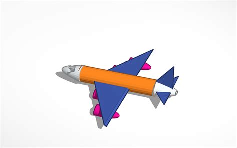 3D design plane - Tinkercad