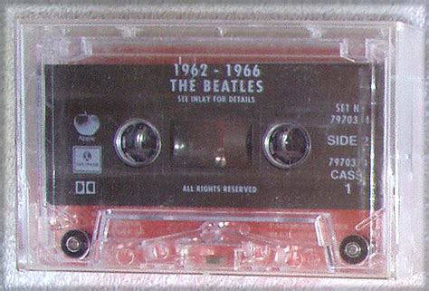 Beat Pop Rock The Beatles 1962~1966 The Red Album 2x Nude Cassette 1993