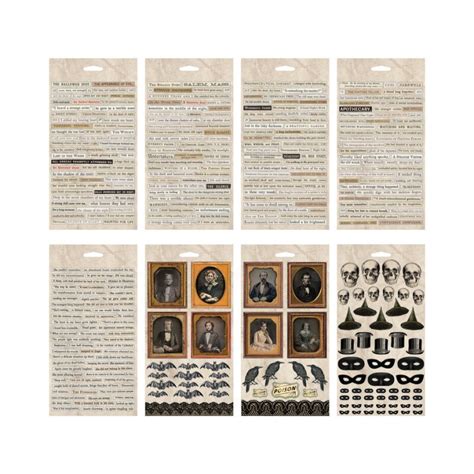 Tim Holtz Idea Ology Halloween Sticker Book 895 Chf