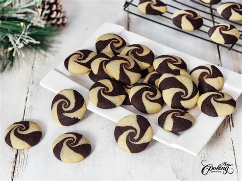 Christmas Butter Swirl Cookies Home Cooking Adventure Karinokada