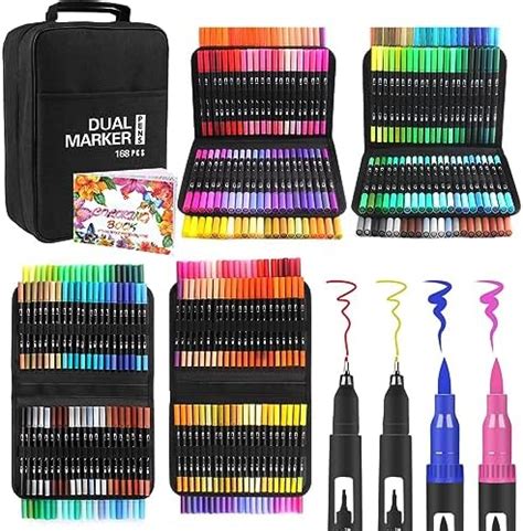 Amazon Mogyann Markers For Adult Colors Dual Tip Pens With