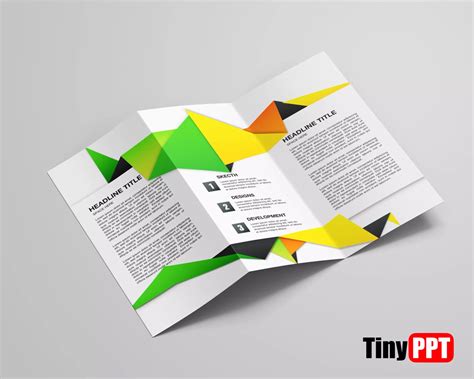 Tri Fold Brochure Template Powerpoint – TinyPPT