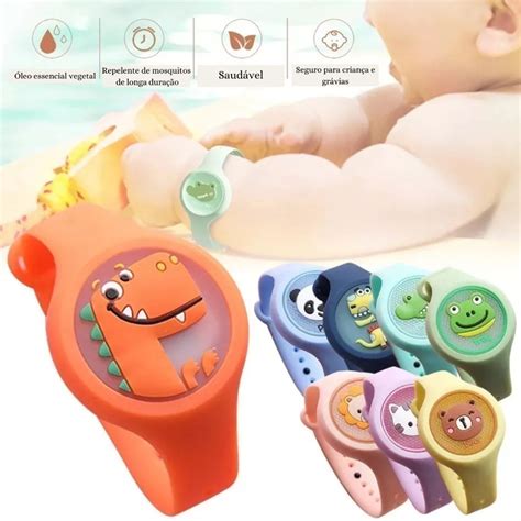 Pulseira Repelente Infantil Proteger Picadas Mosquito Dengue Shopee