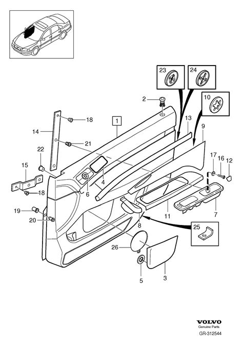 Volvo S80 Door Armrest Left Front Interior Code 8470 Arm Rest Left Code 8x70 9196934