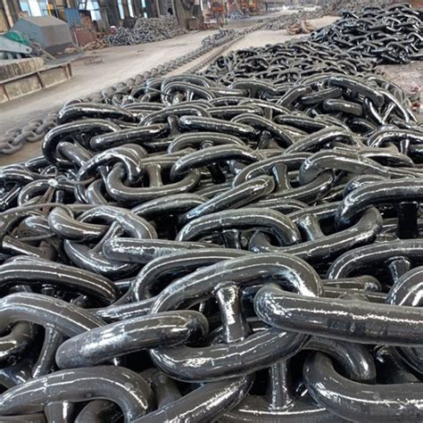 Black Bitument Anchor Chain Denmark China Marine Anchor Chain And