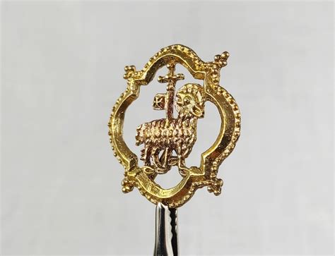 Réplique Médiévale Badge Pèlerin Agnus Dei Moyen Âge Emblème Etsy