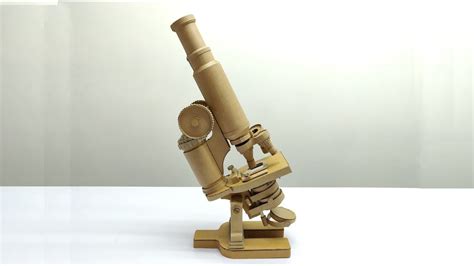 How To Make A Microscope From Cardboard Cardboard Diy Youtube