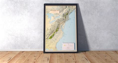 Appalachian Trail 1981 Relief Map | 3D Models and 3D Maps