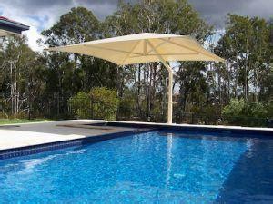 Are pool umbrellas the best swimming pool shade solution? - Global Shade