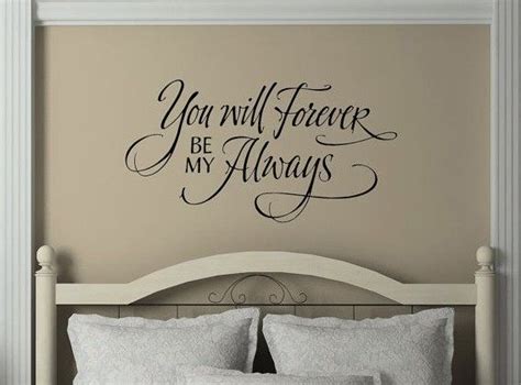 Always And Forever Fancy Couple Husband Wife Vinyl Wall Decal Lettering