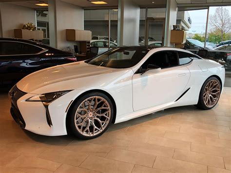 2019 Lexus Lc500 22” Vossen S17 01 Staggered In Rose Gold 2019