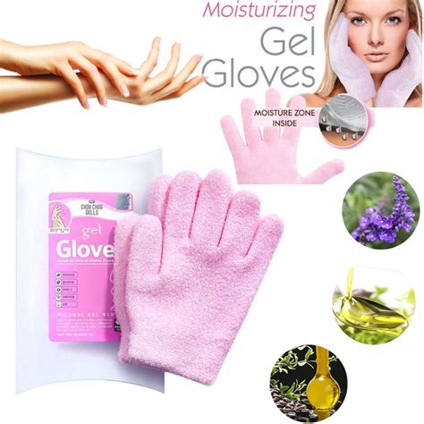 Hand Mask Foot Glove Reusable Spa Gel Gloves Natural Essential Therapy