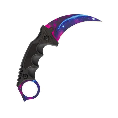 Premium Karambit Galaxy Black Real Life Knife Cs Go Customizado Irl