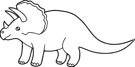 Coloring Pages Dinosaurs Triceratops - coloringpages2019