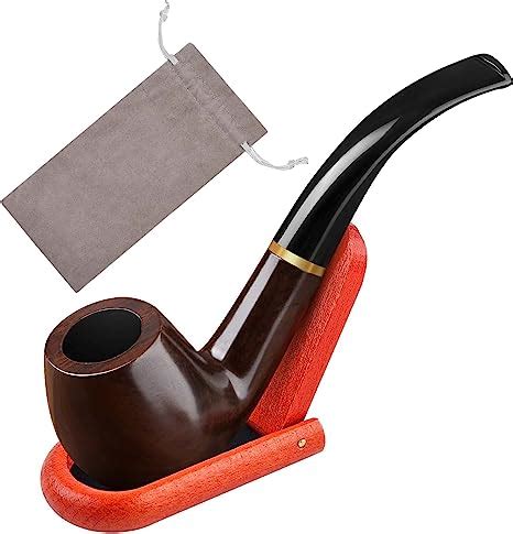 Joyoldelf Pipes à Tabac en Poirier Sculpté à la Main avec Support en