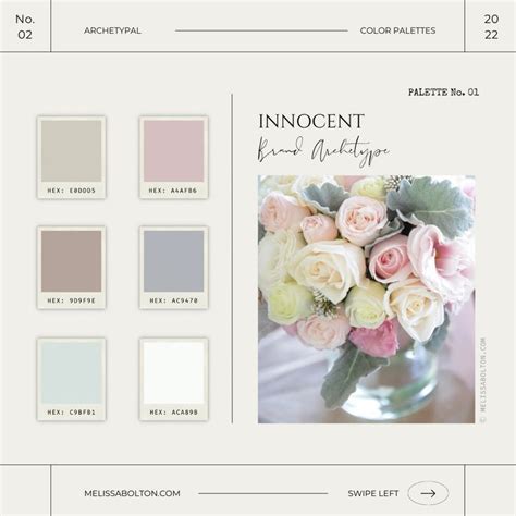 Innocent Brand Archetype Color Palettes Brand Archetypes Archetypes