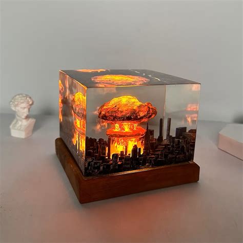 Atomic Bomb Resin Lamp - Media Chomp