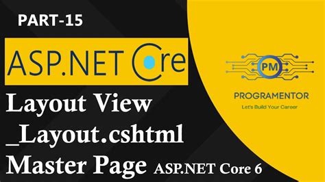 Layout View In Asp Net Core Layout Cshtml Asp Net Master