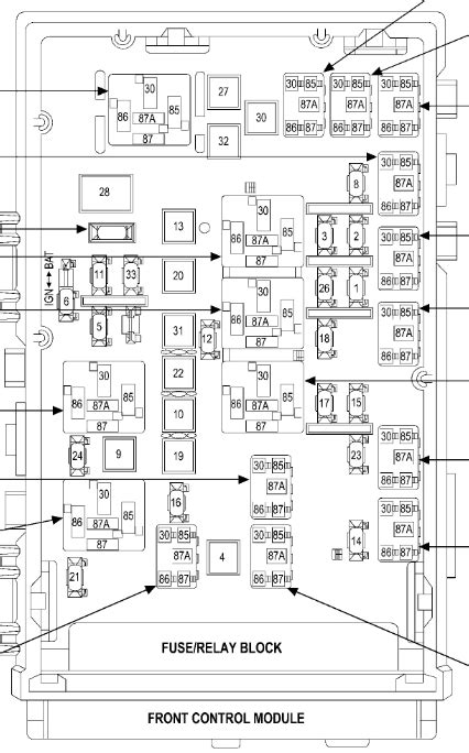 2004 Dodge Grand Caravan Fuse Box Diagram StartMyCar