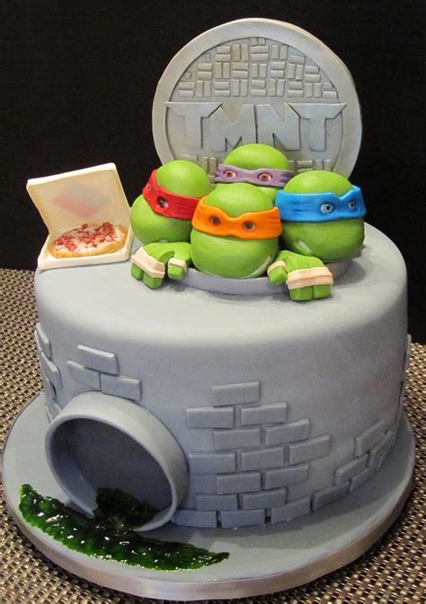 TMNT Cake - Decorated Cake by ShelleySugarCreations - CakesDecor