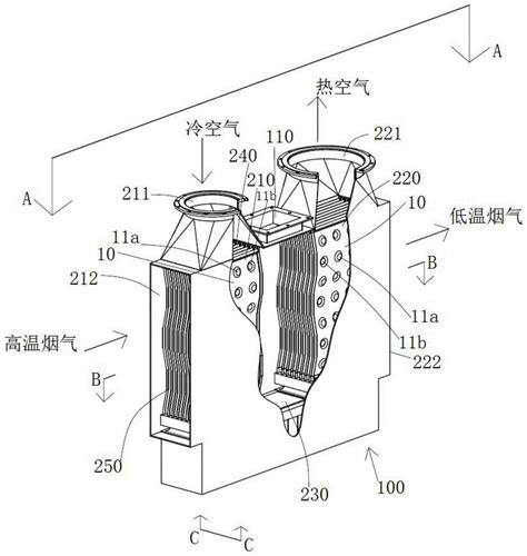 一种高效板式空气预热器的制作方法