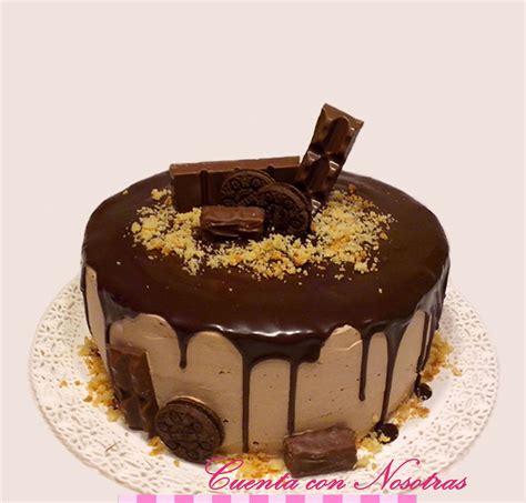 Torta Crema Torta Crema Y Chocolates Drip Cake Cuenta Con Nosotras