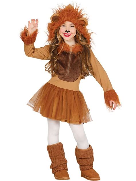 Lioness Girls Lion Animal Fancy Dress Costume Kids 3 4yrs World