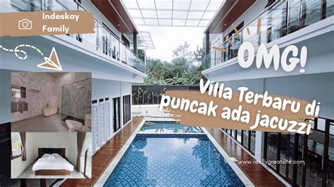 Villa Terbaru Di Puncak Bogor Kolam Renang Air Hangat Fasilitas Besar