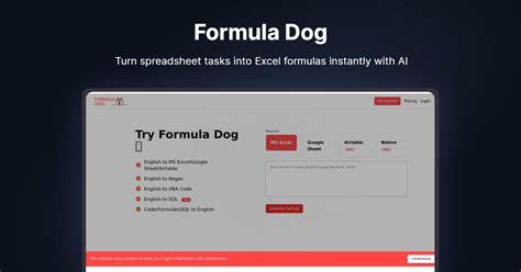 Formula Dog: AI-Powered Excel Formula & Code Generation | Deepgram