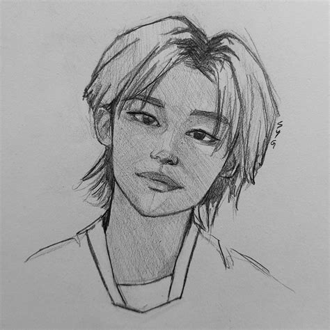 Hyunjinnie Bocetos Arte De Bocetos Dibujos Kawaii