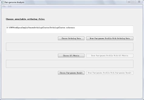 Get Pan Genome Profile and Visualization Result