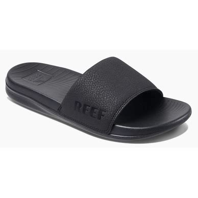 Slipper Reef Women One Slide Black | Slippers.nl