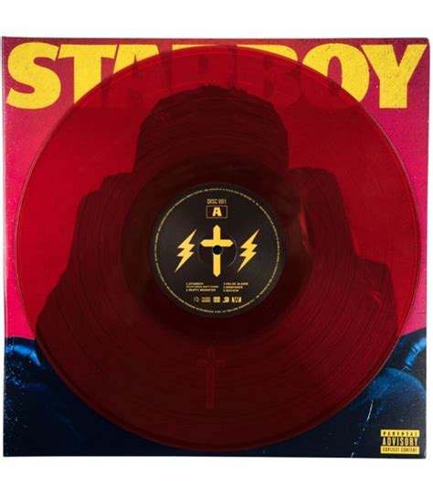 Buy Mh The Weeknd Starboy Lp Translucent Red Vinyl Online Best