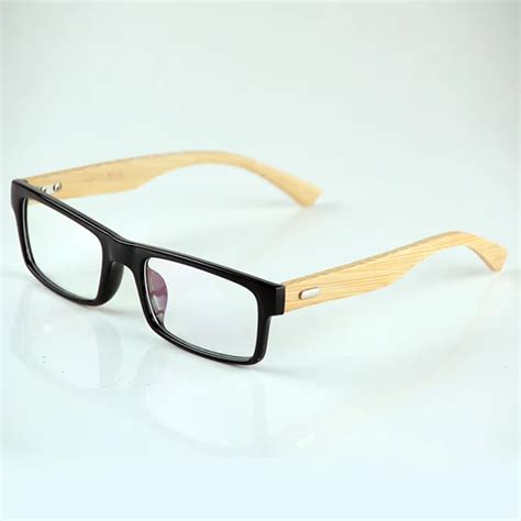 Aliexpress.com : Buy Vintage Wood Temple Optical Glasses Frame TR90 ...