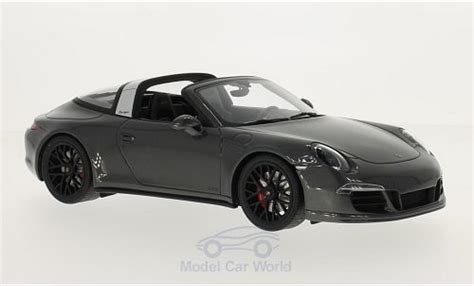 Miniature Porsche 991 Targa 1 18 GT Spirit 911 Targa 4 GTS Anthrazit