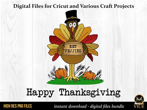 Thanksgiving Turkey Clipart Funny Turkey PNG Happy - Etsy