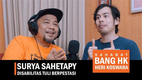 SURYA SAHETAPY DISABILITAS TULI BERPRESTASI HERI KOSWARA YouTube