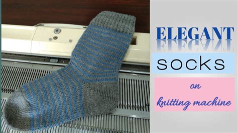 how to knit socks on knitting machine | @knit360 - YouTube | Machine knitting, Knitting machine ...