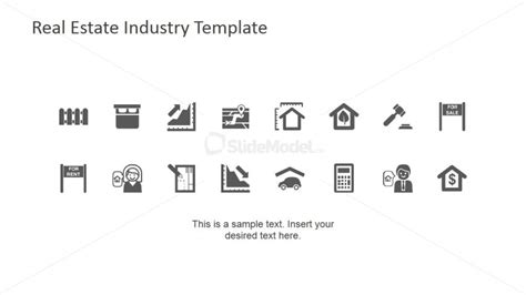 Real Estate Icons for PowerPoint - SlideModel