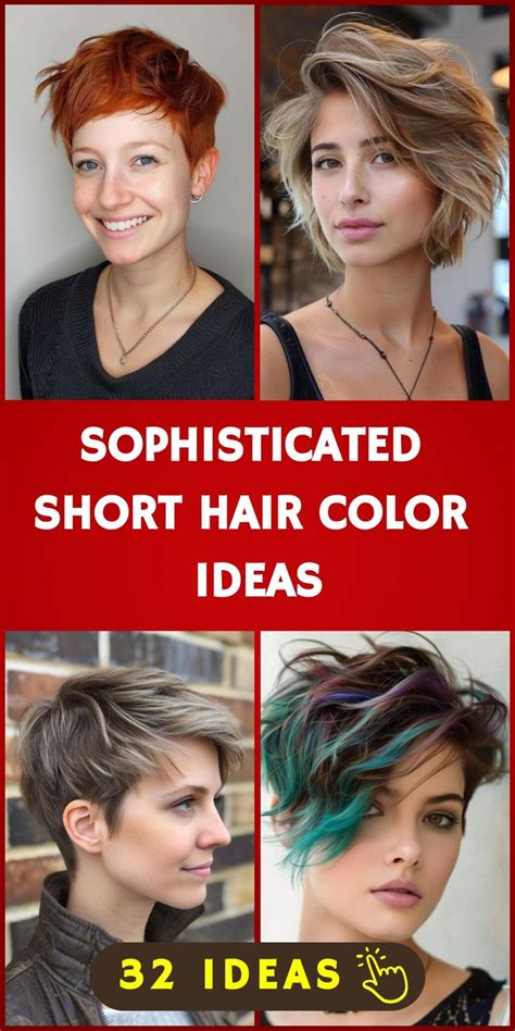 Revitalize Your Look 32 Short Hair Color Ideas For A Fresh Start In 2024 Short Hair Styles