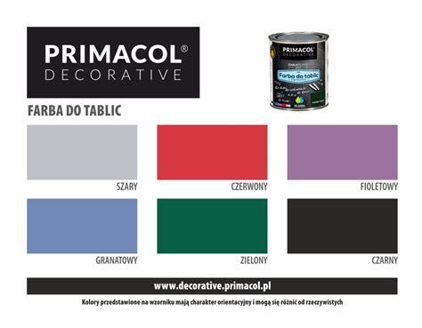 Farba Do Tablic Primacol Decorative