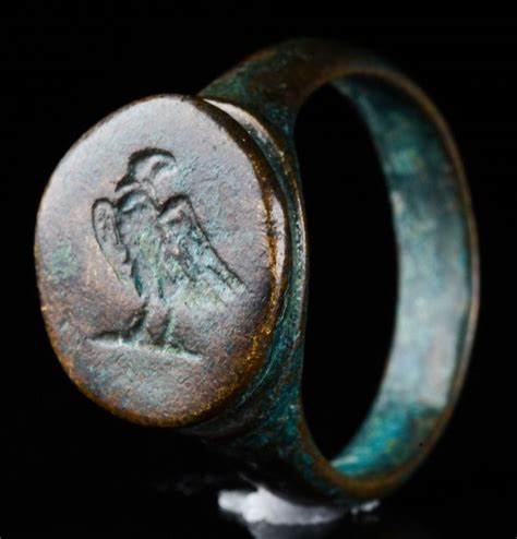 Roma Antica Bronzo Anello Legionario Con Aquila Catawiki